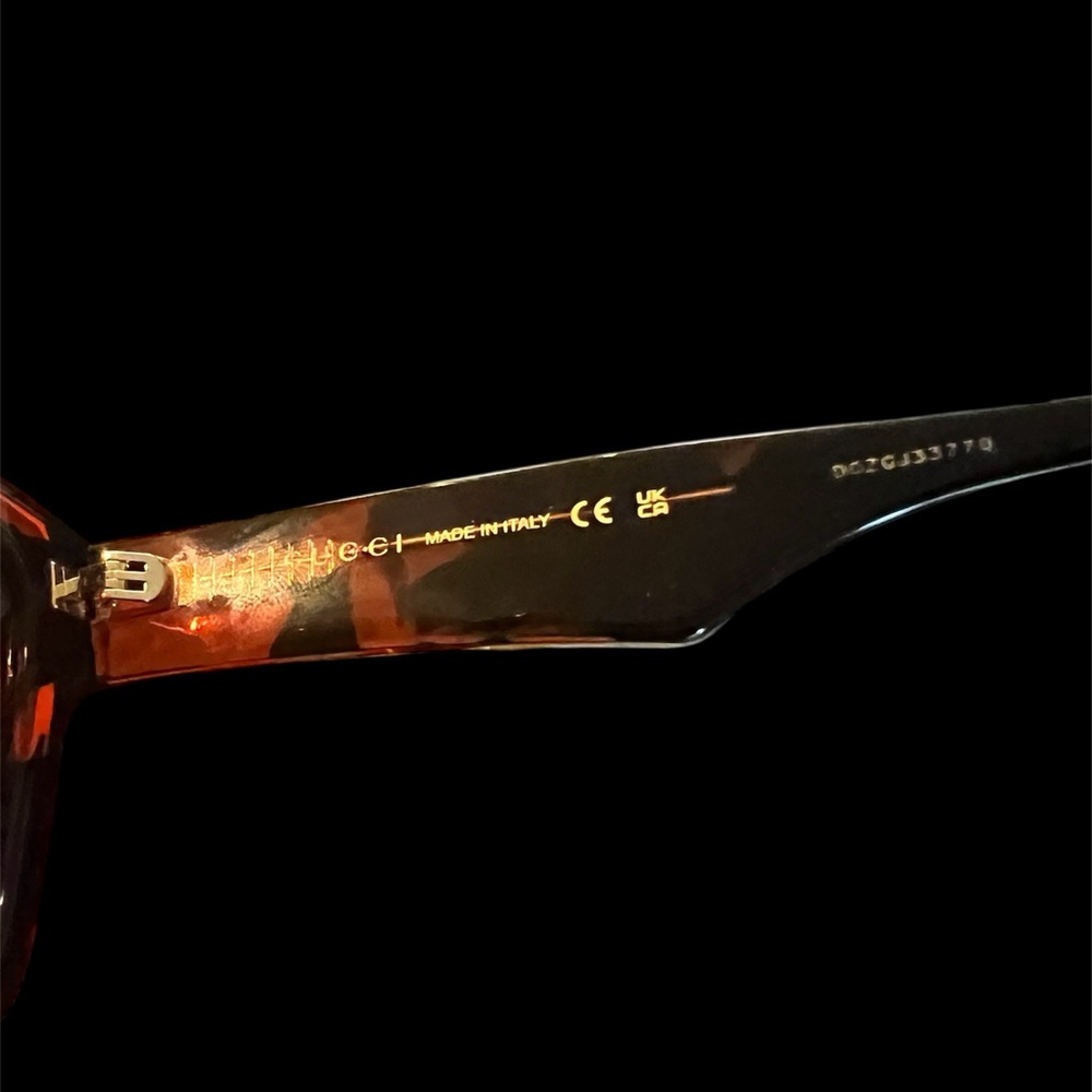 GUCCI Tortoise Frame Square Sunglasses - image 3